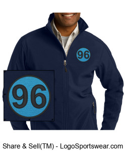 '96 Men's Core Soft Shell Jacket (96 patch) Design Zoom
